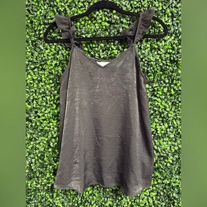LC Lauren Conrad Charcoal Tank Top